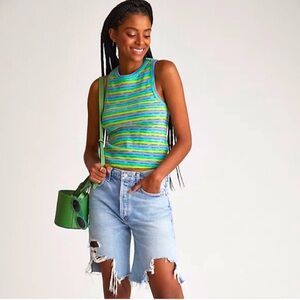 Anthropologie Striped Tank